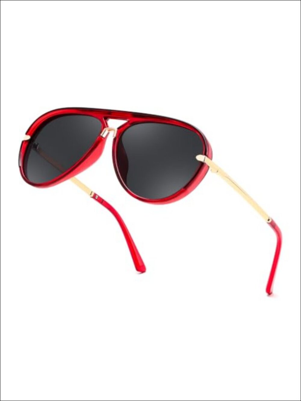 Aviator Sunglasses UV400 Protection Full-Frame Metal Temples